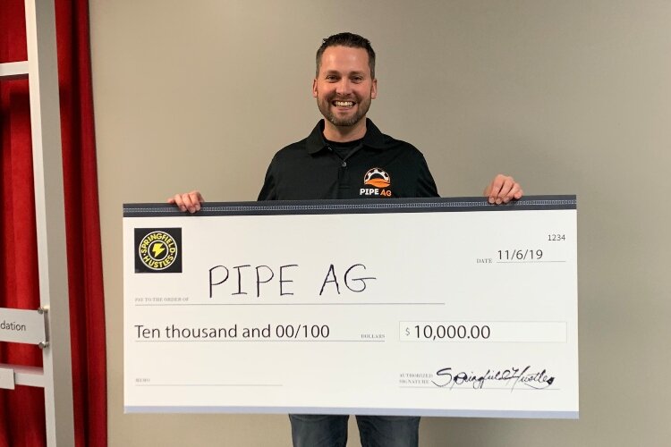 PIPE Ag owner Roark Thompson won the first-ever Springfield Hustles competition, which helped propel his business to the next level.