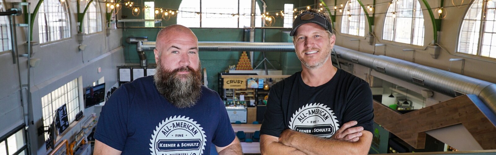 Mark Schultz and Gary Keener own and operate Keener & Schultz Fine Woodworks, through which they build and sell handmade, custom pieces locally and nationwide.