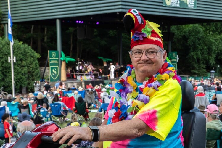 The Summer Arts Festival hosted its annual Parrothead Party in the Park, which features specialty decorations, food, drinks and a Jimmy Buffet tribute band, in 2021.