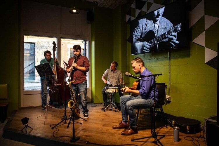 The Market Bar will continue to feature musicians playing on the stage in The Exchange at COhatch The Market.
